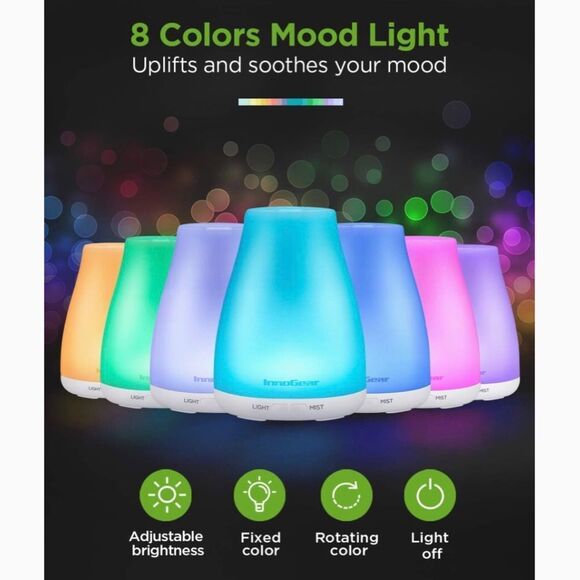 🆕InnoGear Aromatherapy Essential Oil Diffuser - Picture 3 of 6